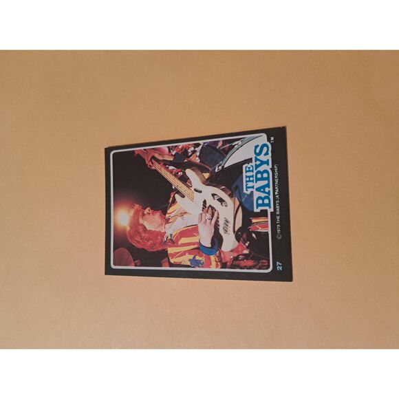 Vintage 1979 The Babys Trading Card #27 London Rock Band Collectible - Picture 1 of 2